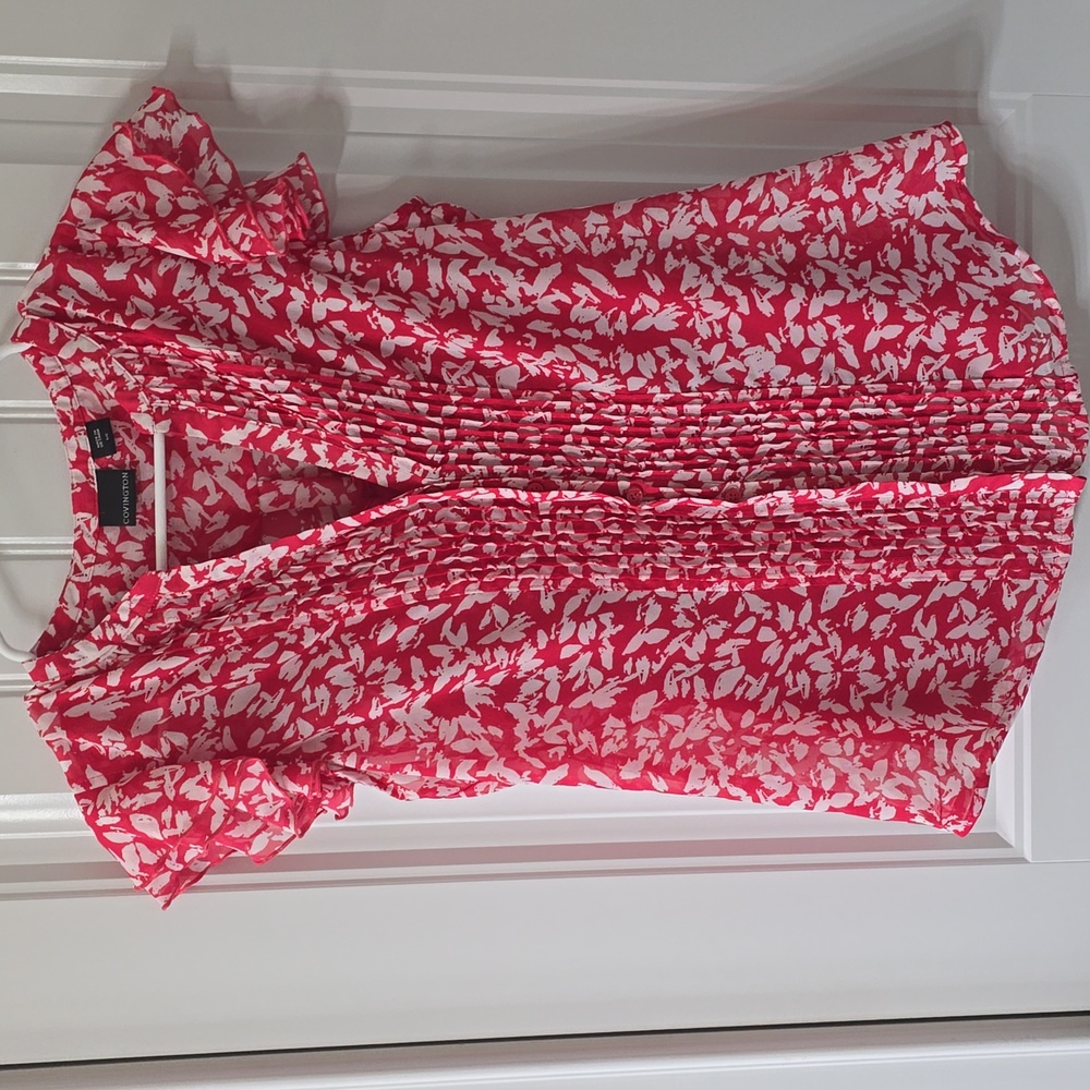 5 For 25 Covington Women's Top Pink and White Small